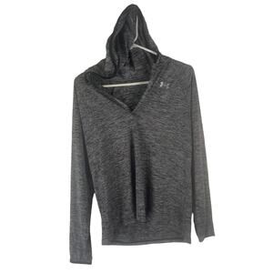 Under Armour Grey Women's Size Small Grey Hooded Running Top